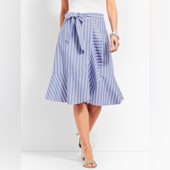 Talbots Dresses & Skirts - NWT Talbots Ruffle Stripe Skirt